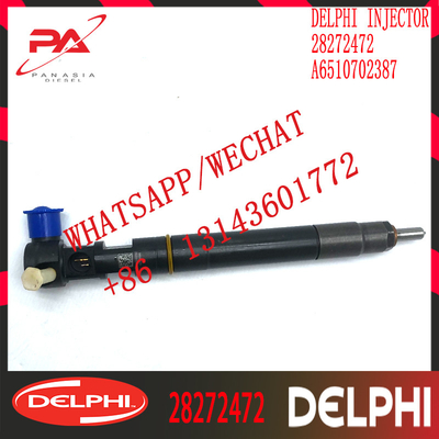 28272472 DELPHI Diesel Fuel Injector A6510702387 HRD351 Untuk Mercedes-Benz CDI