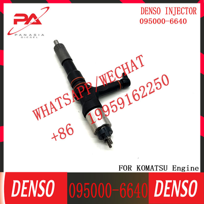 6D125 Injektor Diesel Common Rail 095000-6640 Injektor bahan bakar 6251-11-3200