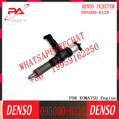 Diesel Common Rail Fuel Injector 095000-6120 Untuk Komatsu PC600 Excavator 6261-11-3100 diesel injektor