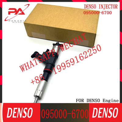 Injektor bahan bakar Diesel Common Rail 095000-6700 095000-6701 9709500-670 0950006700 0950006701 untuk HOWO VG1540080017A R61540