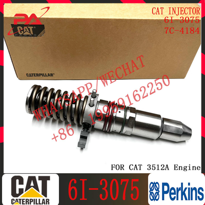 Injector Assembly 6I-3075 7C-4184 10R3053 9Y-0052 61-4357 0R-1759 Untuk Excavator Mesin Caterpillar 3512A