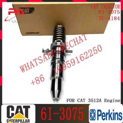 Injector Assembly 6I-3075 7C-4184 10R3053 9Y-0052 61-4357 0R-1759 Untuk Excavator Mesin Caterpillar 3512A