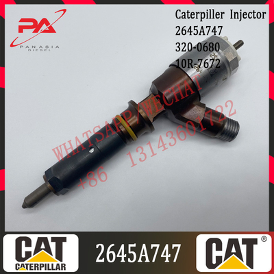 C-A-Terpiller Common Rail Fuel Injector 2645A747 320-0680 10R-7672 Excavator Untuk Mesin 3200680 C4.4 C4.4DE110E