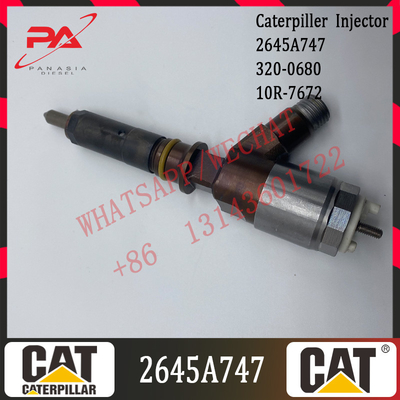 C-A-Terpiller Common Rail Fuel Injector 2645A747 320-0680 10R-7672 Excavator Untuk Mesin 3200680 C4.4 C4.4DE110E