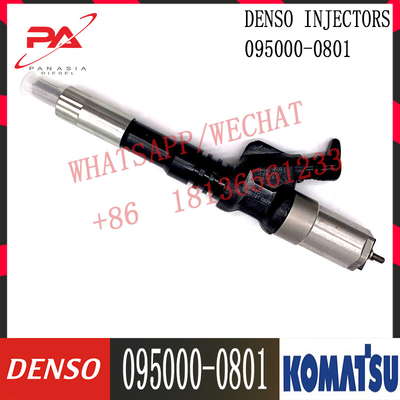 095000-0801 6156-11-3100 Injektor Diesel Common Rail Untuk Komatsu Excavator PC450LC-7 WA470-5