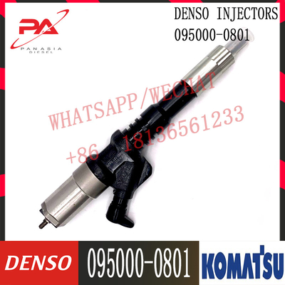 095000-0801 6156-11-3100 Injektor Diesel Common Rail Untuk Komatsu Excavator PC450LC-7 WA470-5