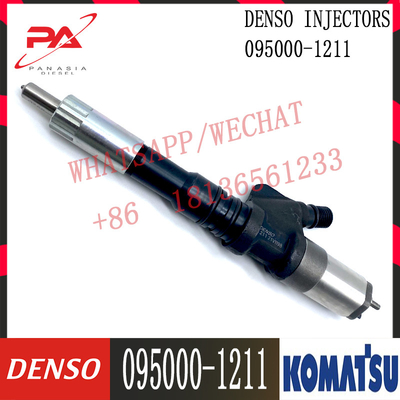 Bagian Excavator Mesin SA6D125E Komatsu Fuel Injectors Nozzle Assy 6156-11-3300 095000-1211 Untuk PC400