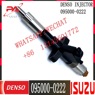 Injektor bahan bakar common rail asli 095000-0222 095000-0220 095000-0221 Untuk ISUZU 6SD1 1153003473 1-15300347-3