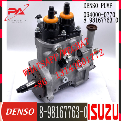 Pompa Bahan Bakar Injeksi Diesel Common Rail 094000-0770 Untuk IS-UZU 6WG1 8-98167763-0