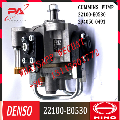 DENSO Bahan bakar diesel pompa injeksi bahan bakar HP4 294050-0491 22100-E0530 untuk Hino YM7 2940500491