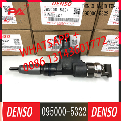095000-5322 Mesin Diesel Common Rail Fuel Injector 095000-5322 Untuk Hino 300 / Toyota Dyna 23670-78030,23670-E0140