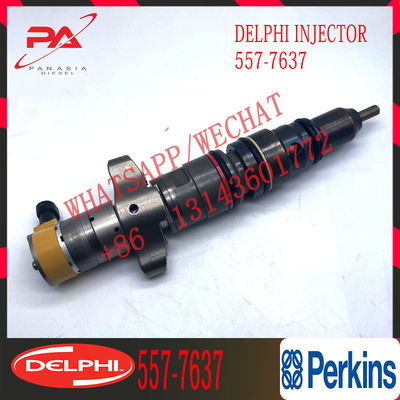 557-7637 387-9437 DELPHI Diesel Injector 553-2592 459-8473 T434154 Untuk Mesin C9