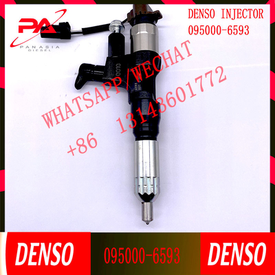 Suku Cadang Mesin Diesel Asli Common Rail Injector 095000-6593