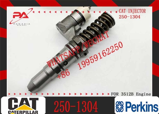Bagian Mesin Konstruksi Injektor bahan bakar perakitan 10R-1278 250-1304 Untuk Caterpillar 3512 3516 3508 Mesin