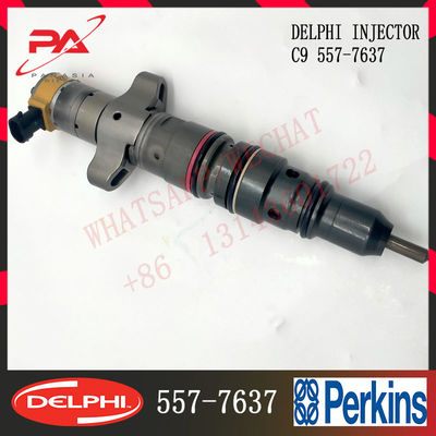 557-7637 387-9437 DELPHI Diesel Injector 553-2592 459-8473 T434154 Untuk Mesin C9