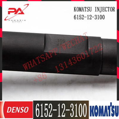 6152-12-3100 Komatsu Fuel Injector PC400-6 WA470-3/WA450-3 Excavator SA6D125E-2
