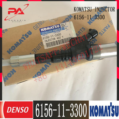 6156-11-3300 KOMATSU Fuel injector 095000-1211 6156-11-3300 SAA6D125 Mesin PC400-7 / PC450-7