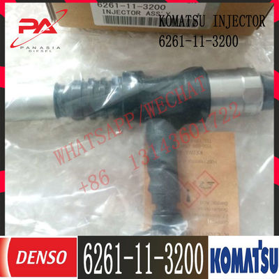 6261-11-3200 Komatsu Diesel PC800-8 D155AX-6 Injektor Bahan Bakar Mesin 6261-11-3200 095000-6140