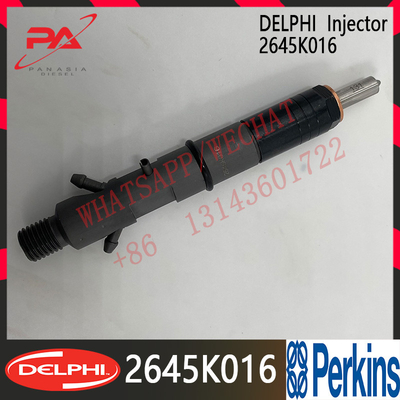 DELPHI Diesel JCB Perkins 1103A-33 Injektor Bahan Bakar Mesin 2645K016 LJBB03202A
