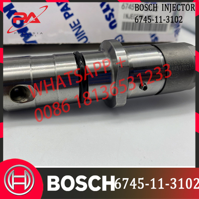 0445120236 6745-11-3102 Common Rail Diesel Fuel Injector QSL9 QSC8.3 3973060 5263308