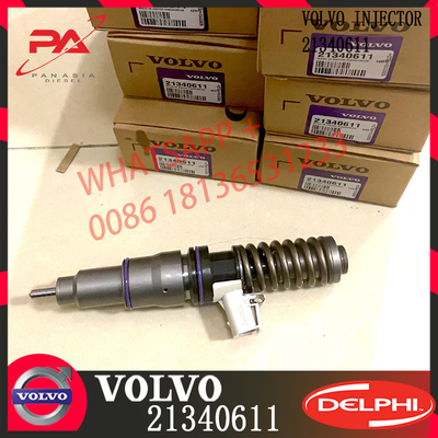 Fuel Injector 21371672, 21340611,20972225, 20584345, Common Rail Injector 21340611 untuk mesin VO-LVO D13A D13D EC480