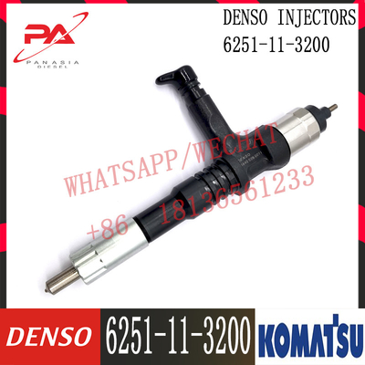 095000-6640 6251-11-3200 6251-11-3201 Injektor Komatsu Untuk Mesin SAA6D125E-5C/5D