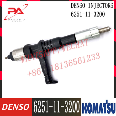 095000-6640 6251-11-3200 6251-11-3201 Injektor Komatsu Untuk Mesin SAA6D125E-5C/5D