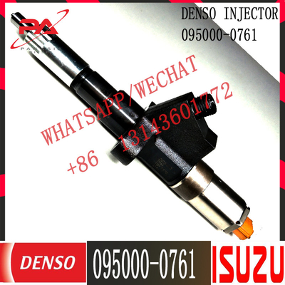 Common rail injector 095000-0760 095000-0761 untuk ISUZU 6SD1 1153004151 1-15300415-1