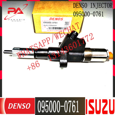 Common rail injector 095000-0760 095000-0761 untuk ISUZU 6SD1 1153004151 1-15300415-1