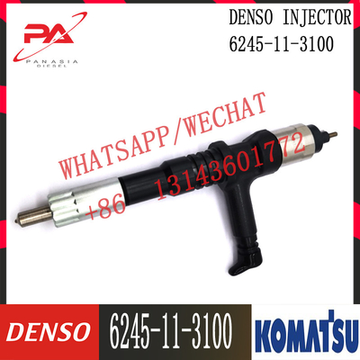 6245-11-3100 Mesin Diesel Komatsu SAA6D170E-5 PC1250-8 Injektor Bahan Bakar 6245-11-3100 095000-6290