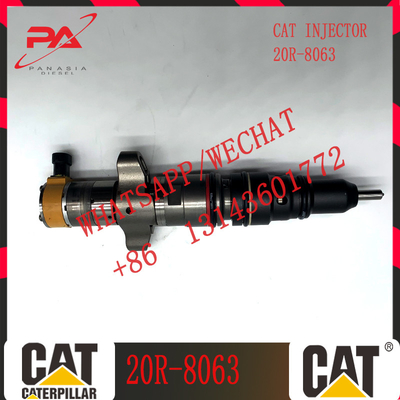 Common Rail Injector C9 Suku Cadang Mesin Fuel Injector 20R-8063 20R8063 328-2573 3282573