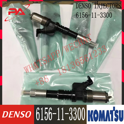 6156-11-3300 Injektor bahan bakar mesin diesel 6156-11-3300 095000-1211 PC400-7 PC450-7 Excavator S6D125-3