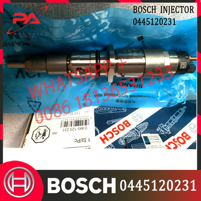 0445120231 0445120059 BO-SCH Diesel Fuel Injector 6754-11-3011 6156-11-3100 5263262 Untuk QSB6.7/PC200-8