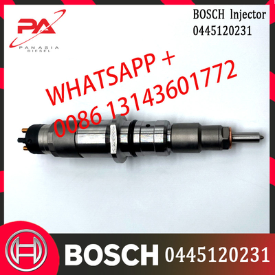 Injector Bahan Bakar Diesel Asli 0445120231 6754-11-3011 6754113011 Untuk KOMATSU PC200-8 Excavator