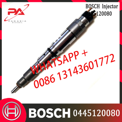Common Rail Fuel Injector 0445120080 0445120268 Untuk DAEWOO DOOSAN DL06S 65.10401-7004A