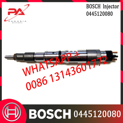 Common Rail Fuel Injector 0445120080 0445120268 Untuk DAEWOO DOOSAN DL06S 65.10401-7004A